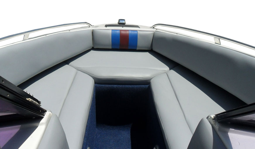 Boat seat vinyl repair